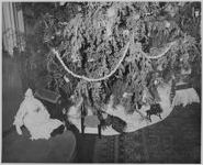 Parlor of the Washington-Wilkes Historical Museum, Washington, Georgia, with Christmas tree