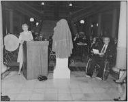 Unveiling of Margaret Mitchell bust at the Georgia Hall of Fame