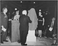 Unveiling of Margaret Mitchell bust at the Georgia Hall of Fame