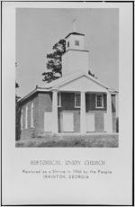 Historical Union Church, Irwinton, Georgia. Exterior view