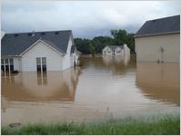 Flood in Austell, Georgia, September 21, 2009
