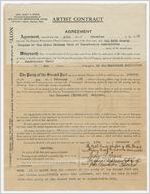 Contract between the Bibb County Dixie Highway Auxiliary and the Dayton Westminster Choral Company, 1927 November 17