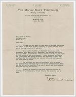 Letter: Macon, Georgia, to Mrs. Orren W. Massey, Macon, 1923 September 26