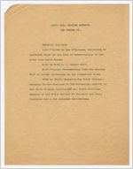 Program of dedication ceremony, Dixie Highway Auxiliary of Bibb County, Georgia