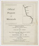 Program of Dixie Highway motorcade, Georgia, 1927