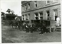 Macon Sanitary Dairy Co., with delivery wagons, circa 1907