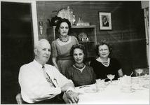 Group portrait : Jungs: L to R, Corbin, Irene, Blandina, Mabel, circa 1950s