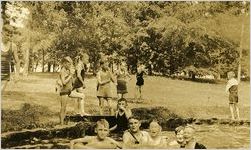 St. Joseph's Church altar boy picnic: swimming, 1920s