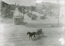 Poplar Street, at First and Cotton, circa 1907