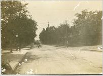 Unidentified residential street, circa 1907
