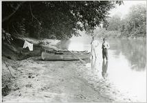 Boat/Ship: Canoe outing on the Ocmulgee, circa 1910