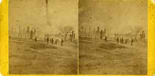 Fire: Cotton Avenue, burned section, circa 1876
