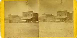 Hardeman & Sparks warehouse, S.M. Siesel, dry goods, 3rd Street, circa 1877