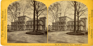 Central City Park, floral hall, circa 1877