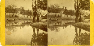 Spring Garden at W.C. Singleton residence, Spring Street, circa 1876