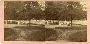 Walnut Street Square (aka Third Street Park, between Walnut/Wharf), circa 1877