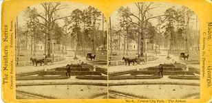 Central City Park, main avenue, circa 1877