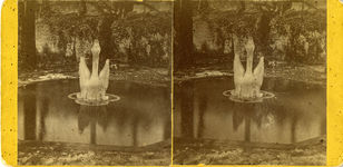 200 block Spring Street (at Mulberry), W. C. Singleton Spring garden, circa 1880s