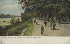 Augusta, Ga. : Bay St., looking east, showing the Savannah River