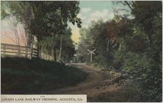 Lovers Lane railway crossing, Augusta, Ga.