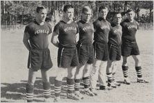 Men's soccer team fullbacks of 1963-1964