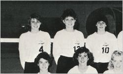 Women's volleyball team of 1986-1987