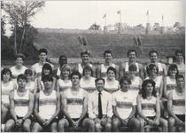 Men's and women's track team of 1989-1990