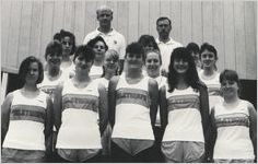 Women's track team of 1990-1991