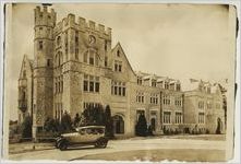 Lupton Hall and car, ca. 1927
