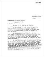 Letter from Oscar Elsas to the Congressional Information Bureau