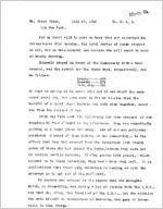Letter from operative to Jacob Elsas