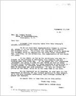 Letter from Oscar Elsas to William Schley Howard, U.S. House of Representatives