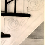 Staircase detail, Lowther Hall, Clinton-Near-Gray, Jones County