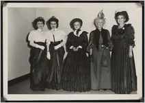 Photograph of the ladies costume winners during the Worth County Centennial Celebration in Sylvester, Worth County, Georgia, 1953 October