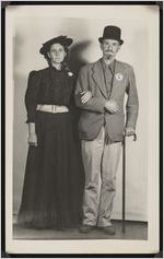 Photograph of Theron and Bessie Lou Golden in costume during the Worth County Centennial Celebration in Sylvester, Worth County, Georgia, 1953 October