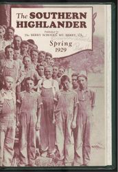 Southern Highlander, 1929 Spring, Volume 19, Issue 4
