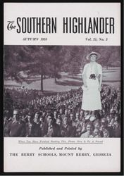 Southern Highlander, 1938 Autumn, Volume 25, Issue 3