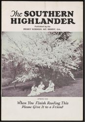 Southern Highlander, 1941 Spring, Volume 28, Issue 1