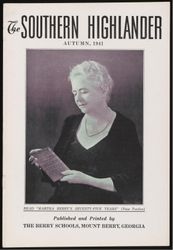 Southern Highlander, 1941 Autumn, Volume 28, Issue 2