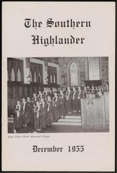 Southern Highlander, 1955 December, Volume 42, Issue 4