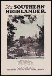 Southern Highlander, 1943 Spring/Summer, Volume 30, Issue 1/2
