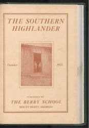Southern Highlander, 1915 October, Volume 8, Issue 3