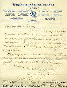 Letter to Martha Berry from Anna May Bowman