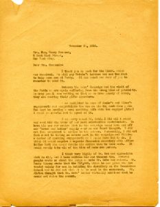 Letter from Martha Berry to Emily Vanderbilt Hammond