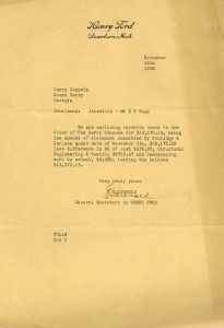 Letter to E. H. Hoge from E. G. Liebold
