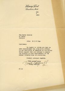 Letter to E. H. Hoge from Frank Campsall