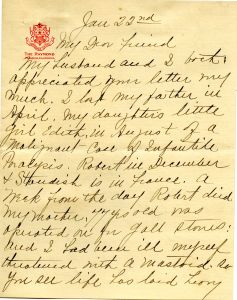 Letter from Lida D. Meacham to Martha Berry