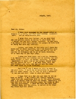 Letter from Martha Berry to S.M. Kevan