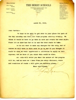 Letter from Gordon Keown to W. Farris Tribble