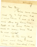 Letter to Martha Berry from Mattie Galbraith, 1928?